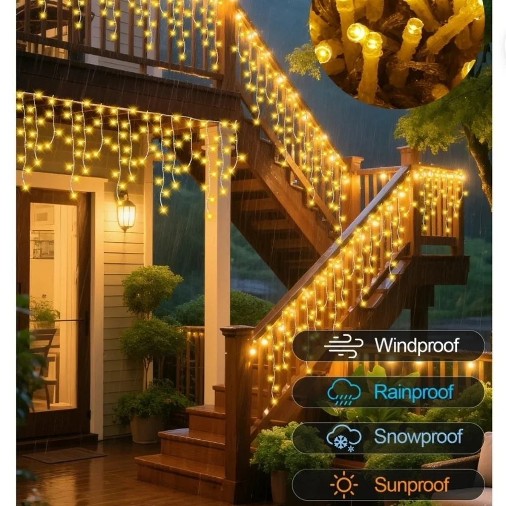 Christmas Icicle Lights